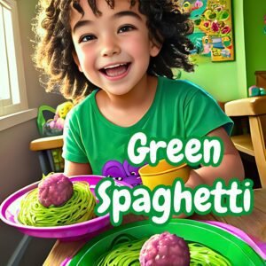 Dallen Fox song single "Green Spaghetti" cover art